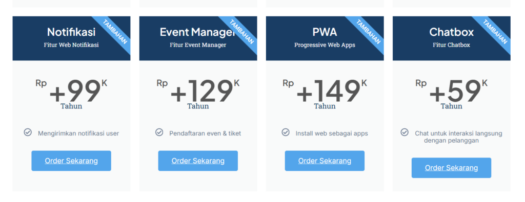 harga jasa pembuatan website profesional